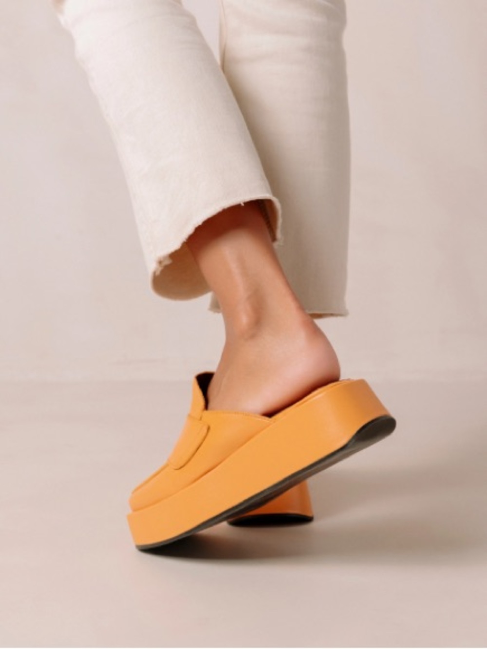 Alohas SVEGAN Tempera Fisherman-Inspired Platform Mule Loafers – Size US 8.5 - Picture 4 of 12